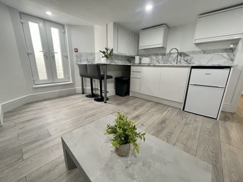 Suite, Private Bathroom (Basement suite & spa bath) | Private kitchen