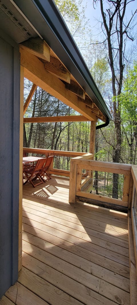 Exterior access to the deck.
