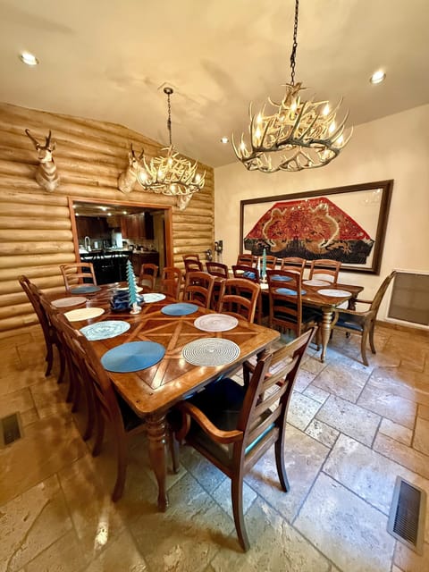 Dining area seats 20
