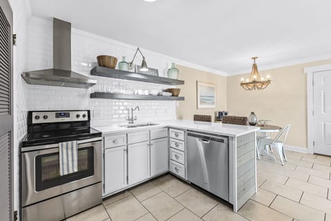 Updated kitchen is open to the dining room! 
