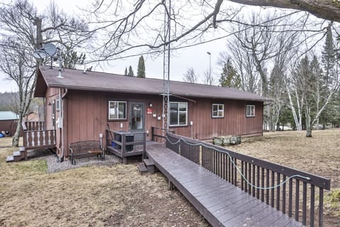 Spacious yard to roam around and play in