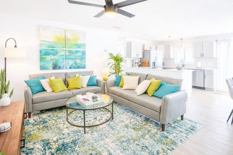 Living Room Open to Kitchen
