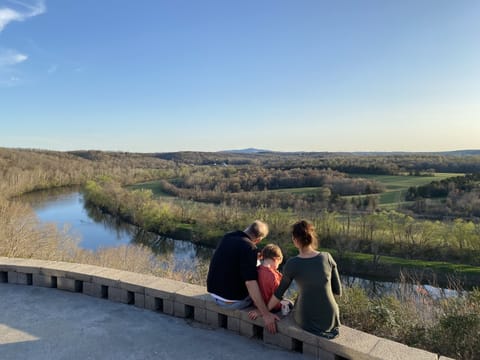 View on the James River (photo made in the early spring)