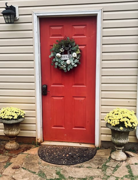 Your own private entrance to your rental