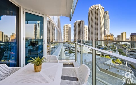 Cozy balcony with the Gold Cost view