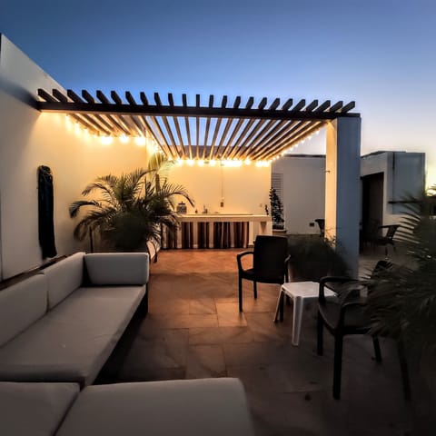 Beautiful private penthouse top terrace. Exclusive to our home.