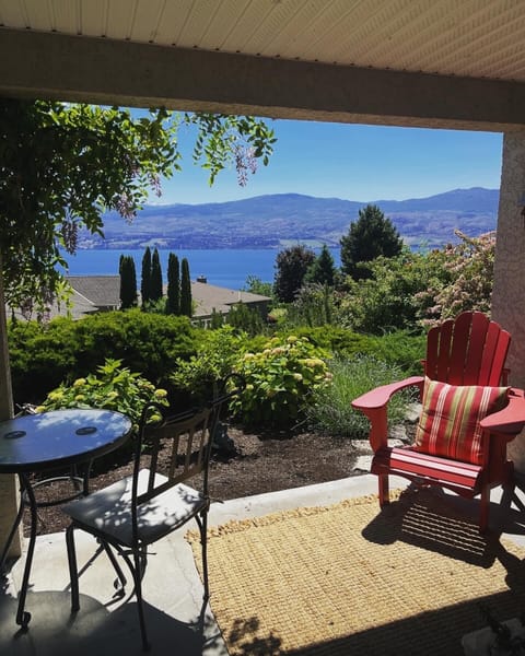 Private garden patio.