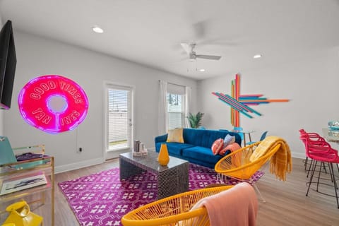 Welcome to our sleek and stylish townhome that exudes luxury and comfort!