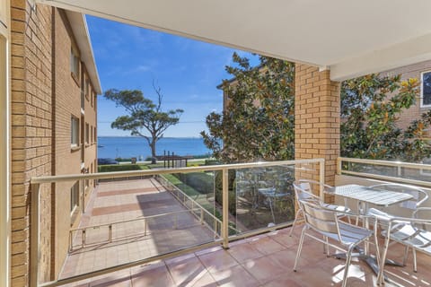 Private balcony off the dining/lounge area. Enjoy the view.