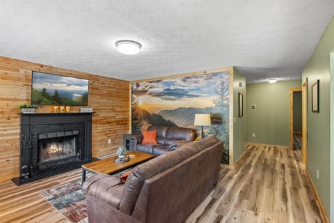 Open concept main living area large enough for gathering