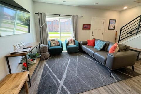 After a day of adventure, kickback and relax in this wonderful living room.