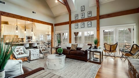 Tons of seating in the living room