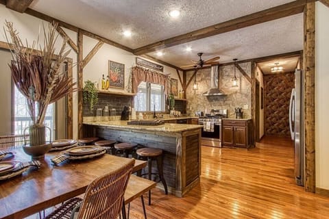 The Cub House's open living space