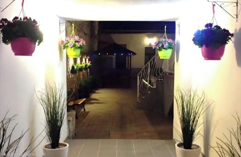 Front of property - evening/night