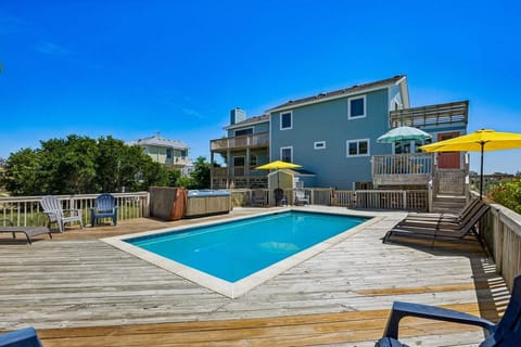 Take a dip in the Private Pool out back or relax in the bubbly Hot Tub.