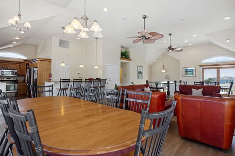 The Top-Level Dining Area is perfect for enjoying a meal together.