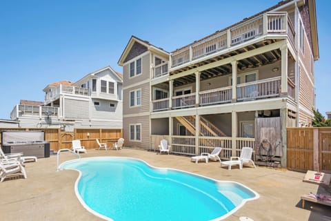 Enjoy a dip out back in the Private Pool!