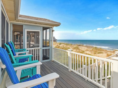 Enjoy panoramic views of the Atlantic Ocean from the comfort of your deck!