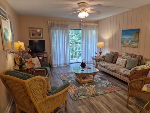Living area & Private Balcony