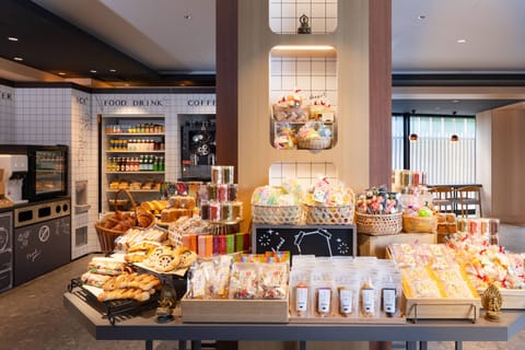 Daily self-serve breakfast for a fee
