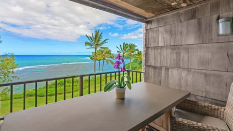 Sealodge at Princeville #G5 - Oceanfront Covered Lanai - Parrish Kauai