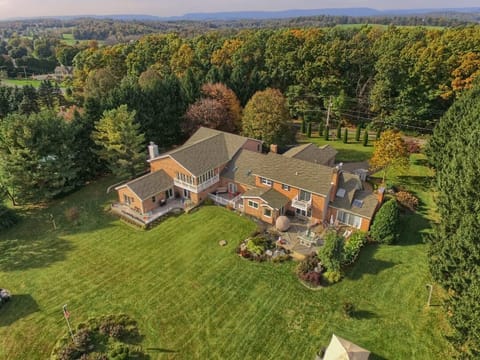 Ariel view of The Kennedy Manor