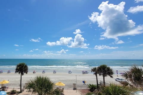 Direct oceanfront views from the private balcony.