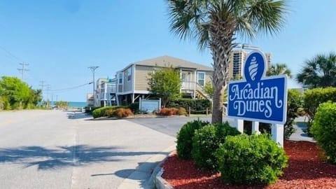Two blocks away from the beach