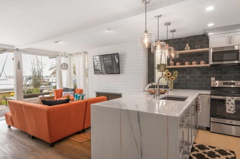 Ground Level Kitchen/Living