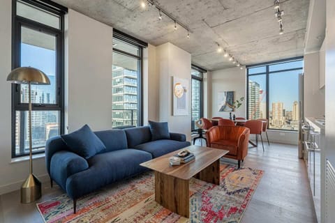 Welcome home! This space has been expertly designed and decorated by a local interior designer. She's put a focus on not only the look and feel, but the comfort and use of the space. We hope you enjoy it! 