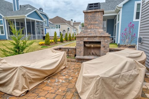 Large beautiful patio.