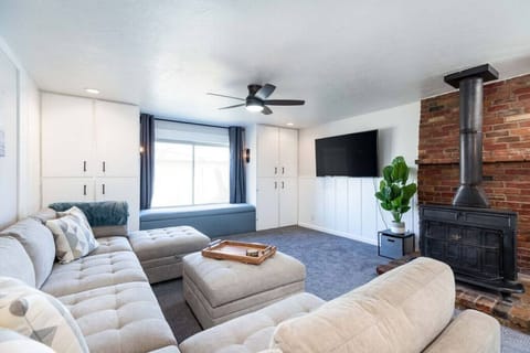 Spacious couch