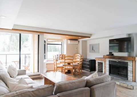 Living Room with Mountain View