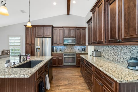 All of the conveniences of home to prepare and serve meals