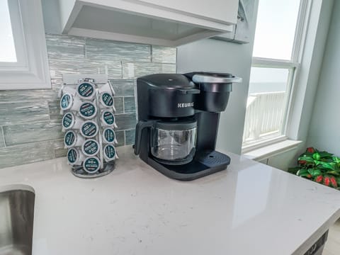 Coffee time with K-Cups.