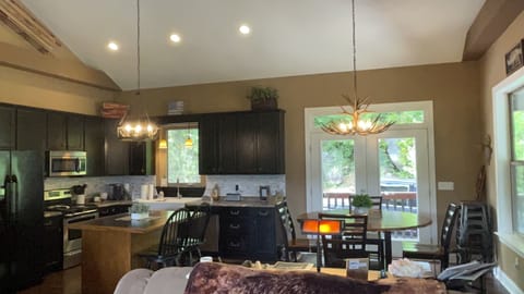 We love the open airy feel of this lodge!