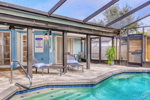 Soak up the Florida sun by your private pool with comfy loungers.