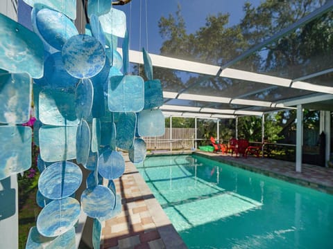 Enjoy the screened in lanai and pool area!
