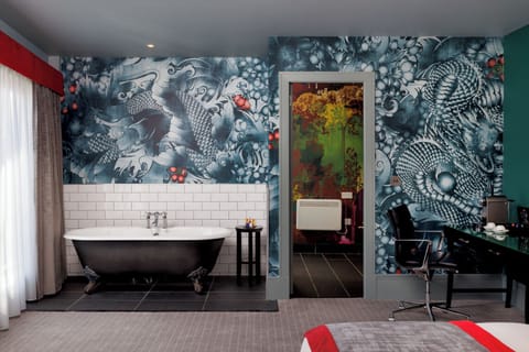 Club Deluxe Double Room | In-room safe, individually decorated, desk, blackout drapes