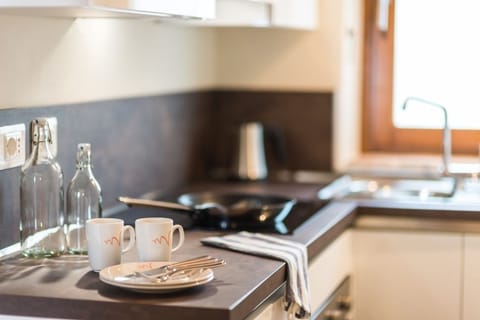 Family Apartment, Kitchenette | Private kitchen | Electric kettle