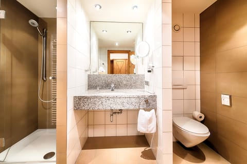 Free toiletries, hair dryer, towels