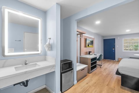 Room, 1 King Bed, Non Smoking | Bathroom sink