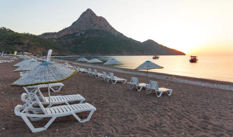Private beach nearby