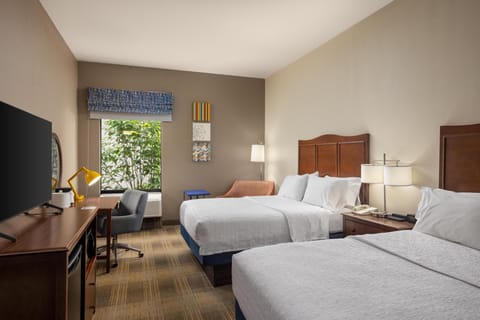 Standard Room, 2 Queen Beds | Blackout drapes, iron/ironing board, free WiFi, bed sheets