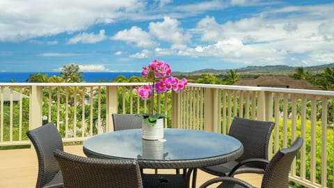 Hale Anuenue - Ocean & Poipu Dining Lanai - Parrish Kauai