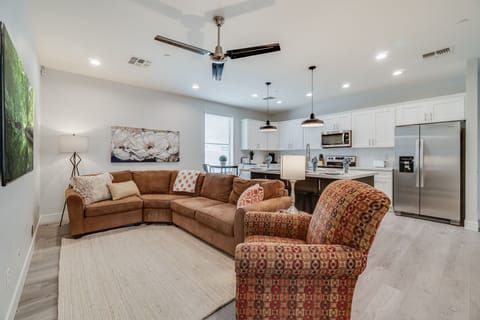 Family Room and Kitchen