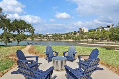 Fire Pit and lake access