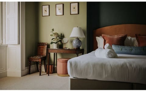 Master bedroom with beautiful garden views