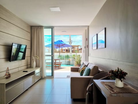 Apartment | Living area | 40-inch LED TV with digital channels, TV