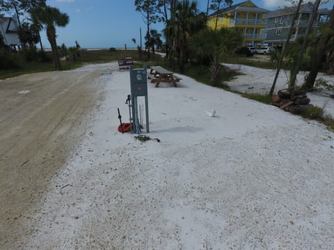 Utility Hook Ups, Picnic Table, & Firepit